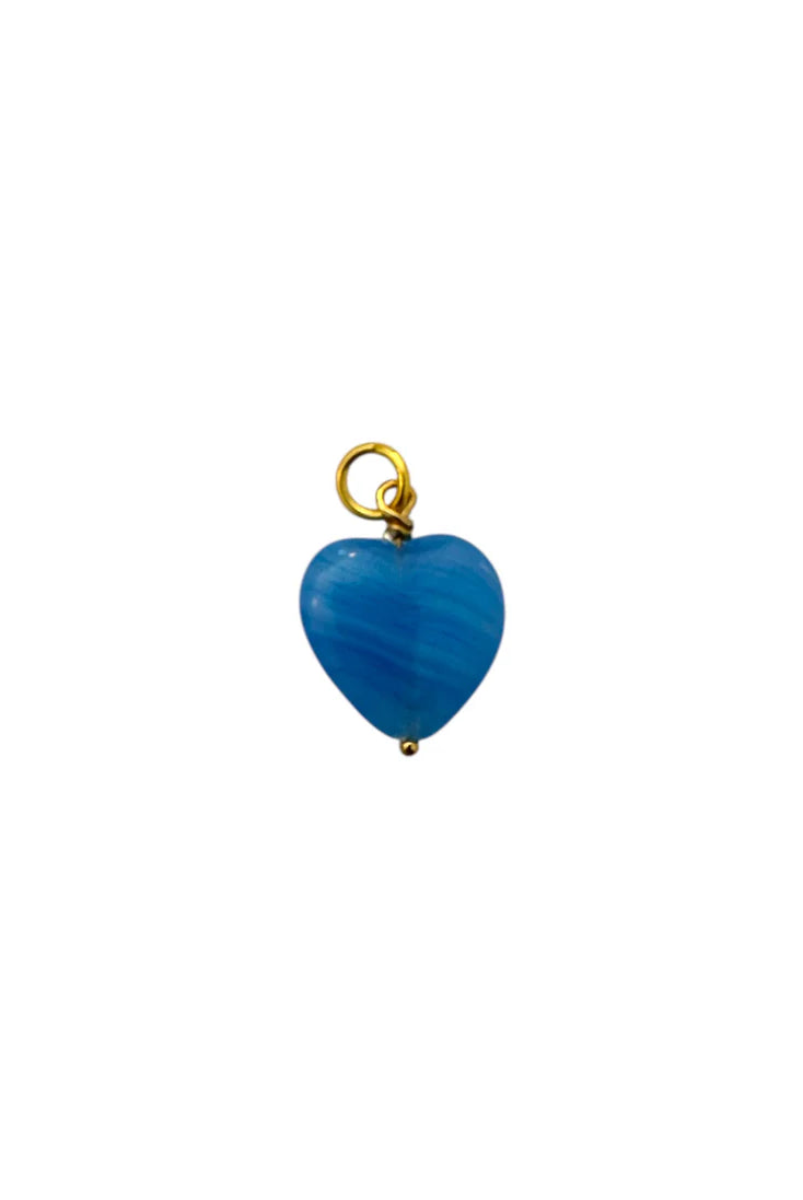 Szklana zawieszka w kształcie serca French Grande Heart Pico Copenhagen.