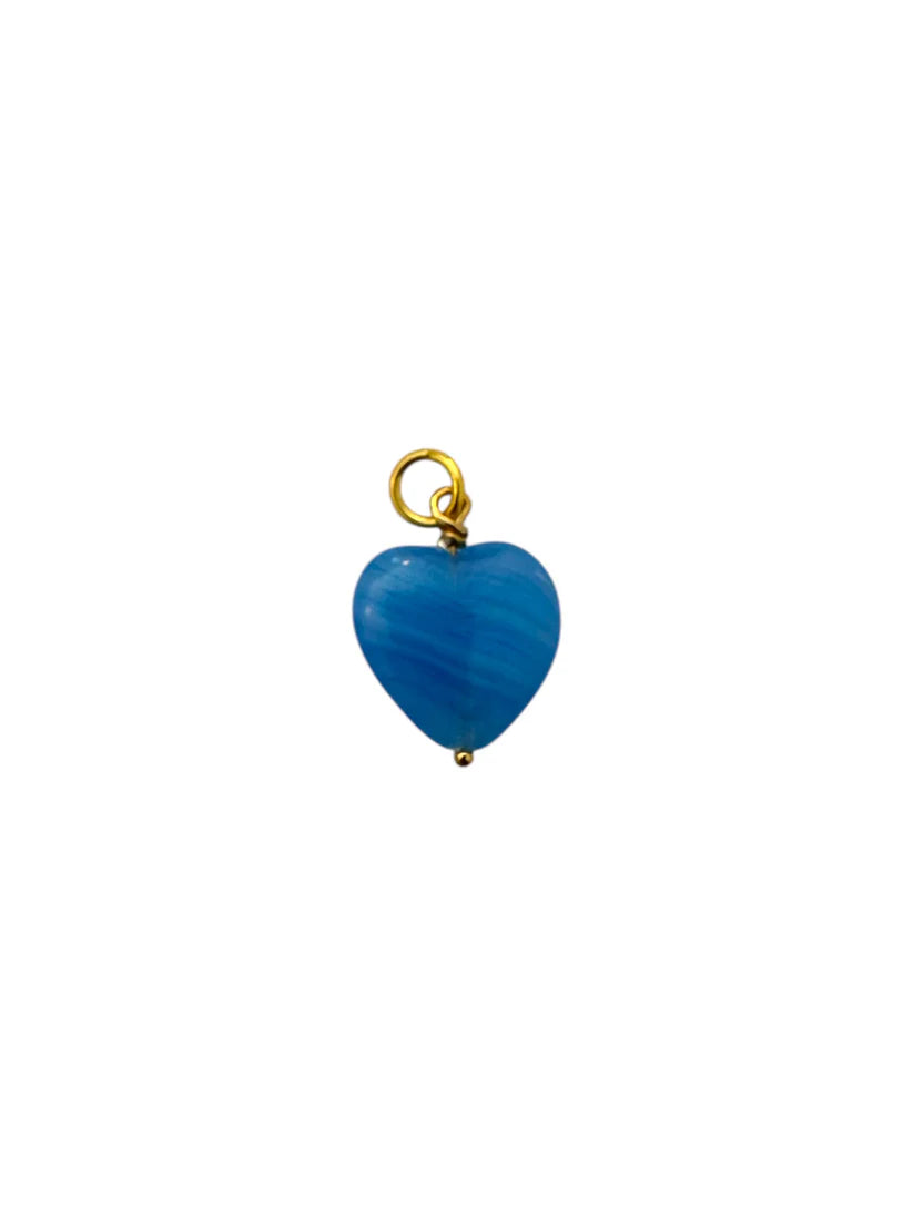 Szklana zawieszka w kształcie serca French Grande Heart Pico Copenhagen.