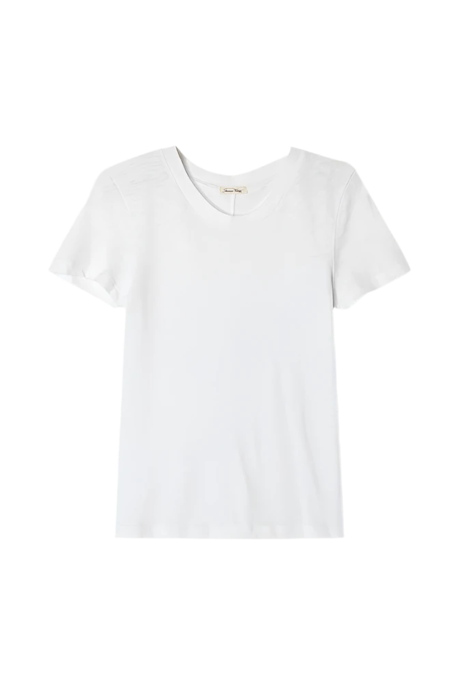 Klasyczny, bawełniany, czarny t-shirt SONOMA American Vintage z krótkim rękawem i okrągłym dekoltem. Koszulka ma prosty krój i przylegający fason.