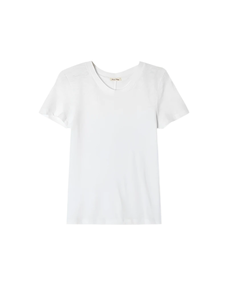 Klasyczny, bawełniany, czarny t-shirt SONOMA American Vintage z krótkim rękawem i okrągłym dekoltem. Koszulka ma prosty krój i przylegający fason.