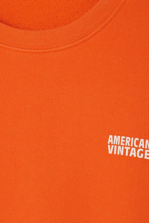 Pomarańczowa bluza dresowa IZUBIRD Pumpkin American Vintage