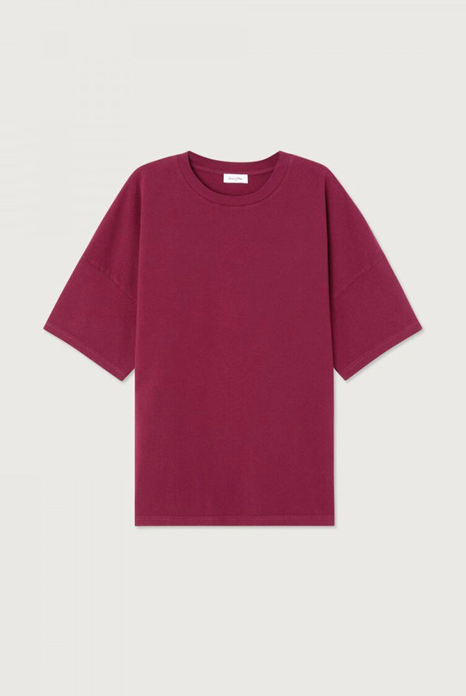Oversizowy T-shirt unisex FIZVALLEY z krótkim rękawem. Posiada okrągły dekolt i krótki rękaw. Wykonany z grubej bawełny.