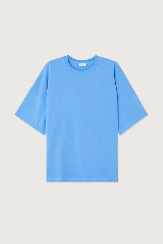 Oversizowy T-shirt unisex FIZVALLEY z krótkim rękawem. Posiada okrągły dekolt i krótki rękaw. Wykonany z grubej bawełny. 
