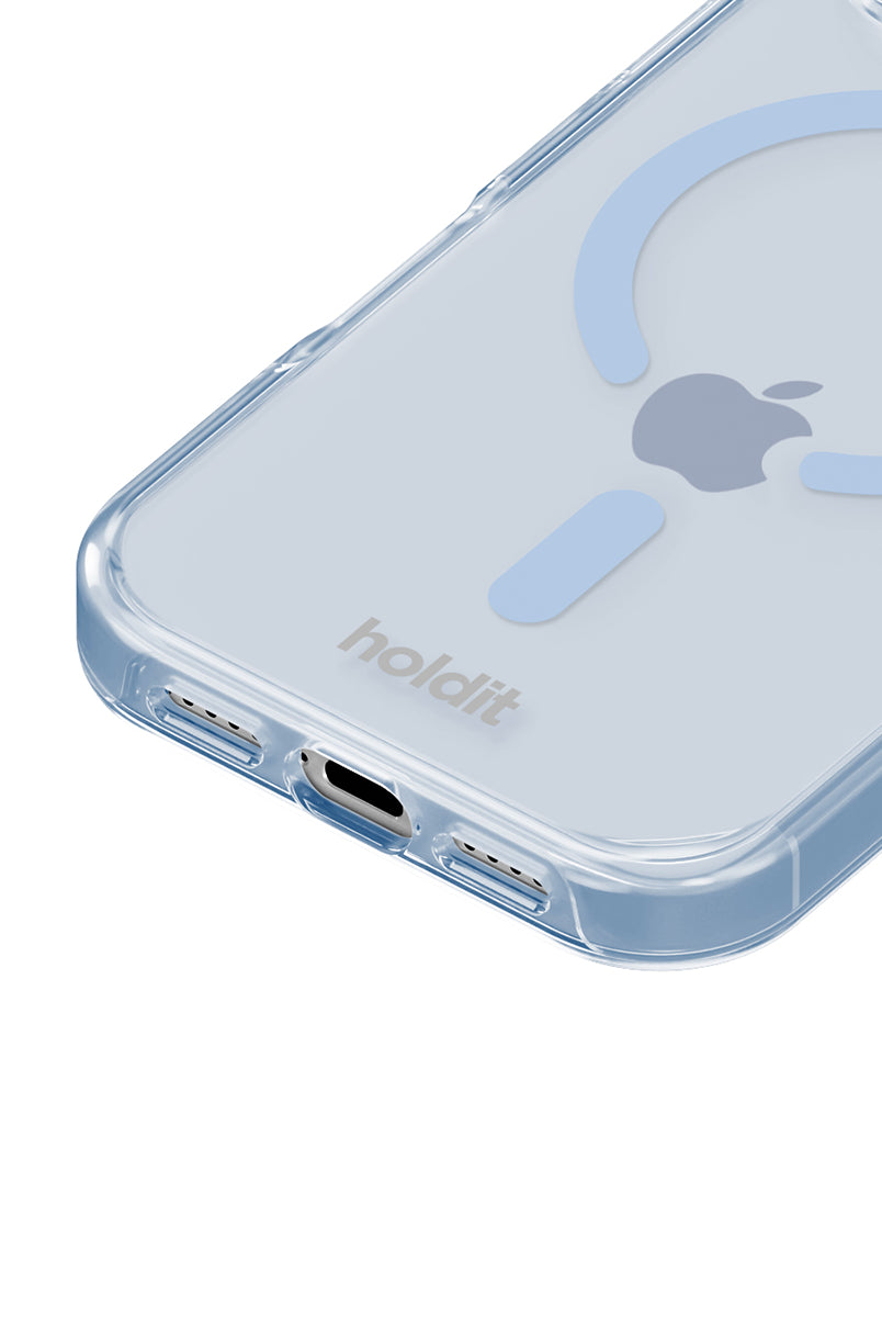 Silikonowe etui MagSafe Mineral Blue charakteryzuje się minimalistycznym designem i komfortowym wykończeniem, które zakrywa przyciski głośności i krawędzie. Dzięki wbudowanym magnesom kompatybilnym z MagSafe możesz łatwo korzystać z ładowania bezprzewodowego. Wykonane jest w 100% z PC/TPC z recyklingu z certyfikatem GRS.
Produkt wegański.