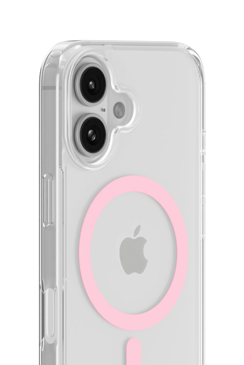 Silikonowe etui MagSafe Pink Ring charakteryzuje się minimalistycznym designem i komfortowym wykończeniem, które zakrywa przyciski głośności i krawędzie. Dzięki wbudowanym magnesom kompatybilnym z MagSafe możesz łatwo korzystać z ładowania bezprzewodowego. Wykonane jest w 100% z PC/TPC z recyklingu z certyfikatem GRS.
Produkt wegański.