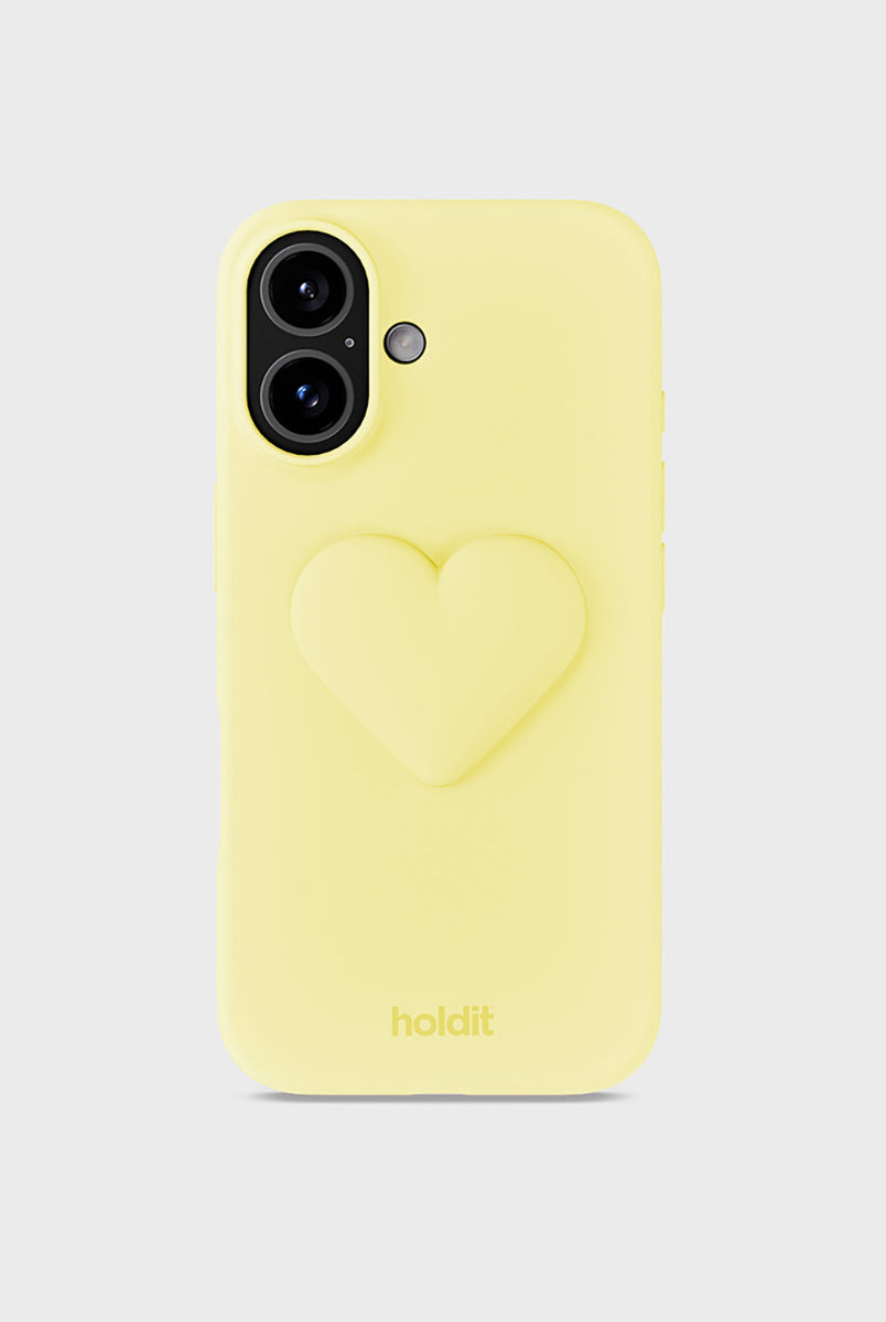 Miękka, silikonowa naklejka Heart Lemonade z wypukłym wzorem, tworzącym unikalny efekt 3D. Przyklej ją do swojego telefonu, laptopa lub notesu za pomocą klejącego tyłu. Dopasuj ją do silikonowego etui w tym samym odcieniu lub w kontrastującym kolorze.