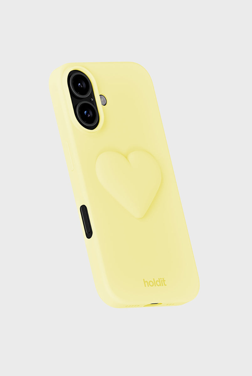 Miękka, silikonowa naklejka Heart Lemonade z wypukłym wzorem, tworzącym unikalny efekt 3D. Przyklej ją do swojego telefonu, laptopa lub notesu za pomocą klejącego tyłu. Dopasuj ją do silikonowego etui w tym samym odcieniu lub w kontrastującym kolorze.