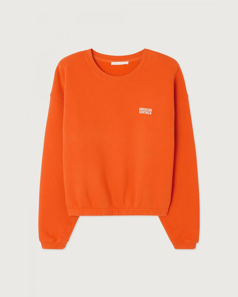 Pomarańczowa bluza dresowa IZUBIRD Pumpkin American Vintage
