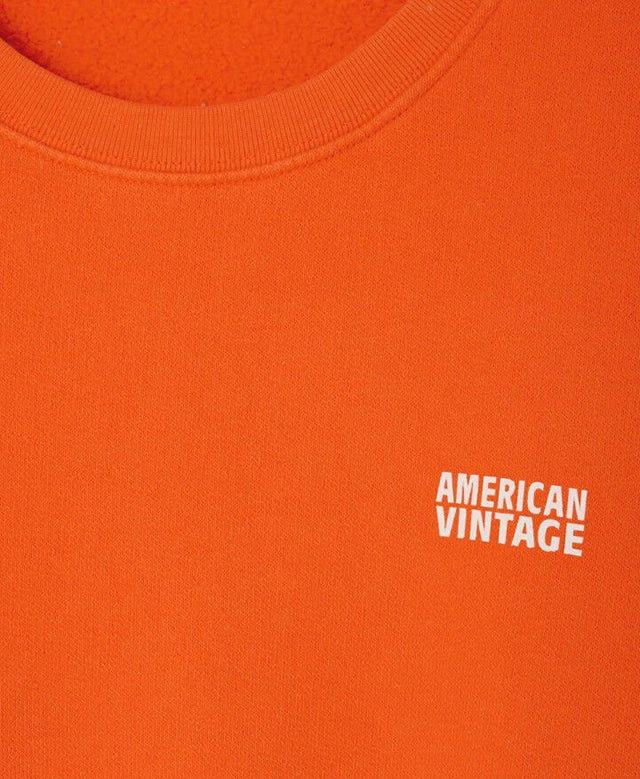 Pomarańczowa bluza dresowa IZUBIRD Pumpkin American Vintage