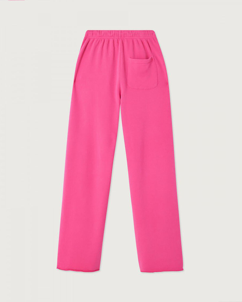 Luźne spodnie dresowe ATU05 Girly francuskiej marki American Vintage z elastyczną talią ze ściąganym sznurkiem i prostą nogawką. Mają dwie kieszenie z przodu i jedną kieszeń naszywaną z tyłu. Wykonane z miękkiej bawełny.&nbsp;