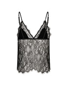 Koronkowy, czarny top Love Lace Long Black marki Love Stories z satynowym biustonoszem trójkątnym bez usztywnień. Dolna część wykonana jest z półprzezroczystej, misternie wzorzystej koronki o nieregularnym, falistym brzegu. Posiada regulowane ramiączka. Ten wszechstronny element garderoby można nosić samodzielnie lub wykorzystywać do tworzenia nowoczesnych, warstwowych stylizacji- świetnie zaprezentuje się nałożony na gładki, klasyczny t-shirt.

-Satynowa część z trójkątnym biustonoszem

-Koronkowe wykończe