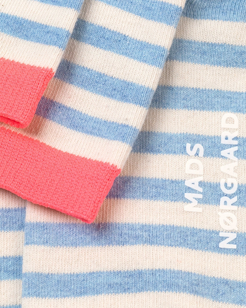 Dwupak długich skarpetek w paski Sock Pair MADS NORGAARD.