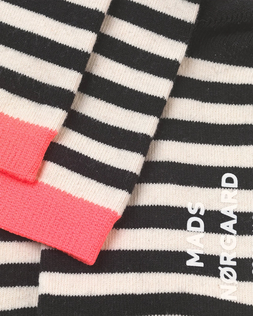 Dwupak długich skarpetek w paski Sock Pair MADS NORGAARD.
