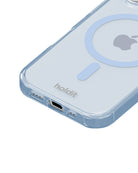 Silikonowe etui MagSafe Mineral Blue charakteryzuje się minimalistycznym designem i komfortowym wykończeniem, które zakrywa przyciski głośności i krawędzie. Dzięki wbudowanym magnesom kompatybilnym z MagSafe możesz łatwo korzystać z ładowania bezprzewodowego. Wykonane jest w 100% z PC/TPC z recyklingu z certyfikatem GRS.&nbsp;

Produkt wegański.