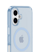 Silikonowe etui MagSafe Mineral Blue charakteryzuje się minimalistycznym designem i komfortowym wykończeniem, które zakrywa przyciski głośności i krawędzie. Dzięki wbudowanym magnesom kompatybilnym z MagSafe możesz łatwo korzystać z ładowania bezprzewodowego. Wykonane jest w 100% z PC/TPC z recyklingu z certyfikatem GRS.&nbsp;

Produkt wegański.