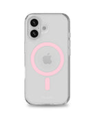Silikonowe etui MagSafe Pink Ring charakteryzuje się minimalistycznym designem i komfortowym wykończeniem, które zakrywa przyciski głośności i krawędzie. Dzięki wbudowanym magnesom kompatybilnym z MagSafe możesz łatwo korzystać z ładowania bezprzewodowego. Wykonane jest w 100% z PC/TPC z recyklingu z certyfikatem GRS.&nbsp;

Produkt wegański.