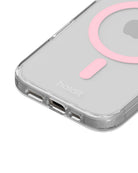 Silikonowe etui MagSafe Pink Ring charakteryzuje się minimalistycznym designem i komfortowym wykończeniem, które zakrywa przyciski głośności i krawędzie. Dzięki wbudowanym magnesom kompatybilnym z MagSafe możesz łatwo korzystać z ładowania bezprzewodowego. Wykonane jest w 100% z PC/TPC z recyklingu z certyfikatem GRS.&nbsp;

Produkt wegański.