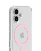 Silikonowe etui MagSafe Pink Ring charakteryzuje się minimalistycznym designem i komfortowym wykończeniem, które zakrywa przyciski głośności i krawędzie. Dzięki wbudowanym magnesom kompatybilnym z MagSafe możesz łatwo korzystać z ładowania bezprzewodowego. Wykonane jest w 100% z PC/TPC z recyklingu z certyfikatem GRS.&nbsp;

Produkt wegański.