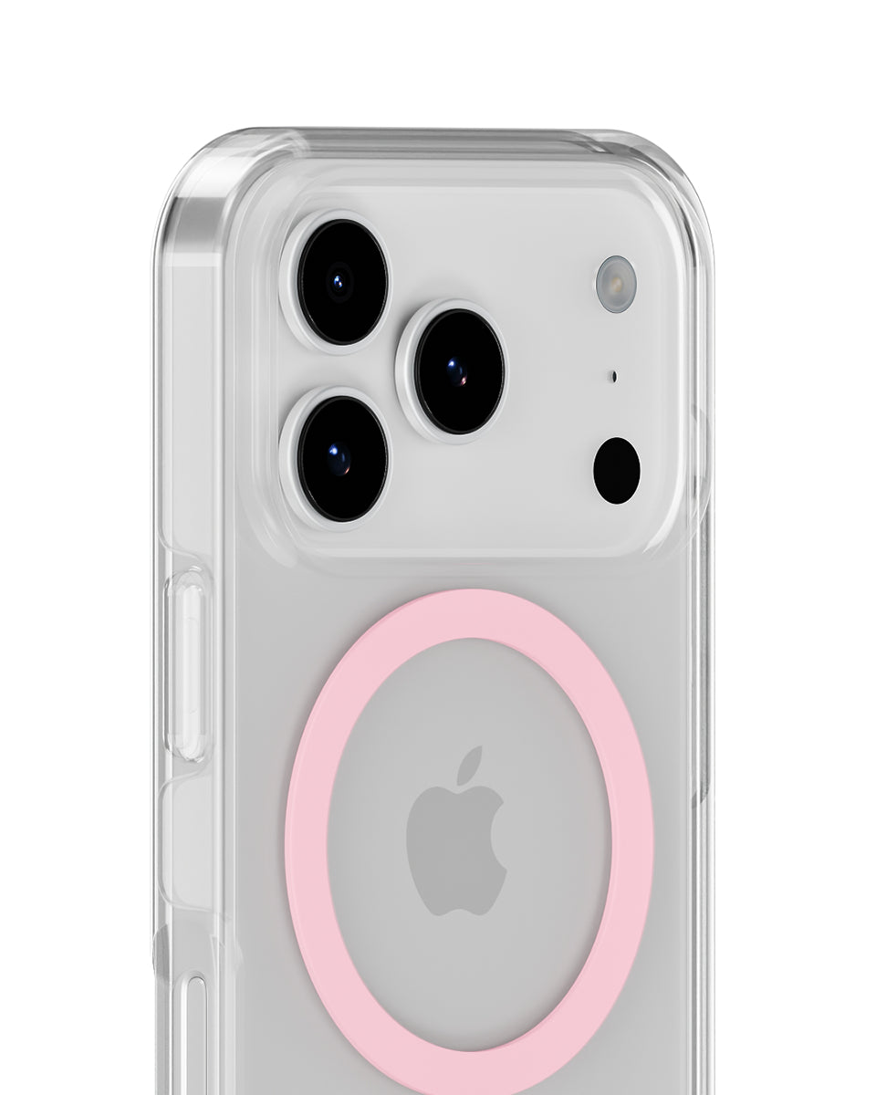 Silikonowe etui MagSafe Pink Ring charakteryzuje się minimalistycznym designem i komfortowym wykończeniem, które zakrywa przyciski głośności i krawędzie. Dzięki wbudowanym magnesom kompatybilnym z MagSafe możesz łatwo korzystać z ładowania bezprzewodowego. Wykonane jest w 100% z PC/TPC z recyklingu z certyfikatem GRS.&nbsp;

Produkt wegański.