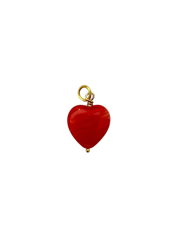 Szklana zawieszka w kształcie serca French Grande Heart Pico Copenhagen.