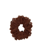 Duża, materiałowa, koronkowa gumka do włosów scrunchie Lace Pico Copenhagen
