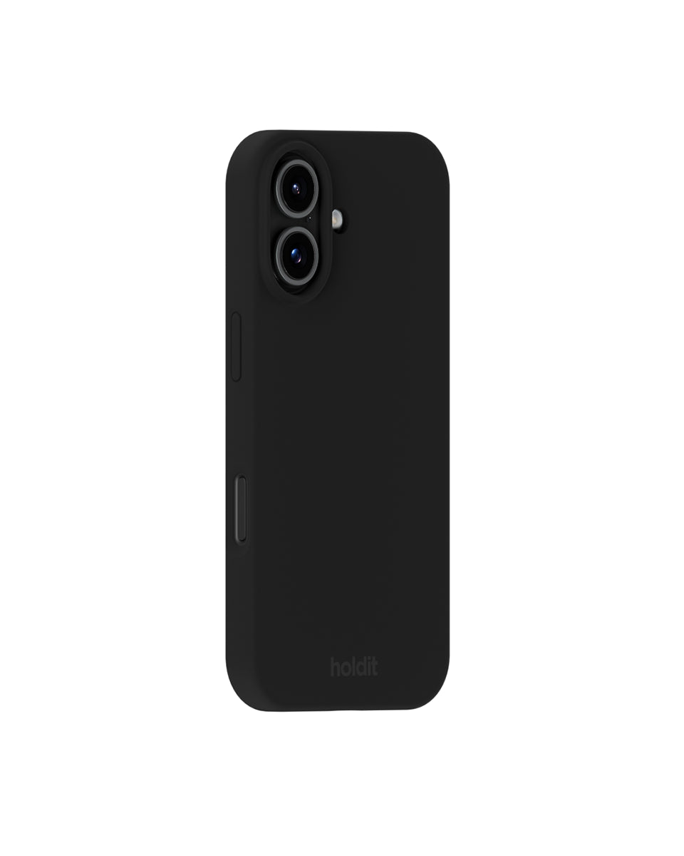 Silikonowe etui Black chroni i odświeża Twój telefon dzięki miękkiej i elastycznej powierzchni. Charakteryzuje się minimalistycznym designem i komfortowym wykończeniem, które zakrywa przyciski głośności i krawędzie. Wykonane jest w 100% z poliwęglanu z recyklingu z certyfikatem GRS.&nbsp;

Produkt wegański.