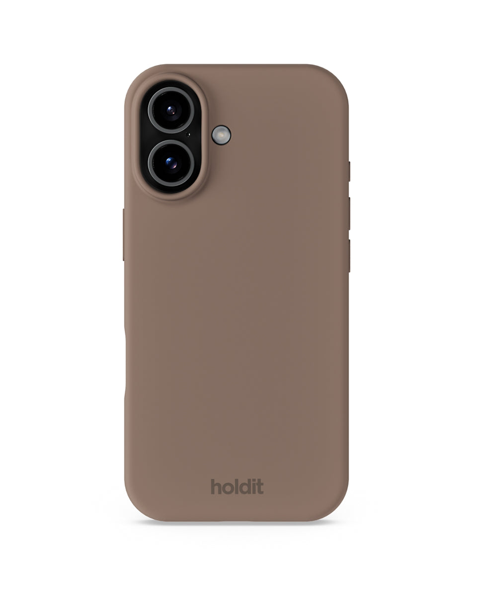 Silikonowe etui Mocha Brown chroni i odświeża Twój telefon dzięki miękkiej i elastycznej powierzchni. Charakteryzuje się minimalistycznym designem i komfortowym wykończeniem, które zakrywa przyciski głośności i krawędzie. Wykonane jest w 100% z poliwęglanu z recyklingu z certyfikatem GRS.&nbsp;

Produkt wegański.