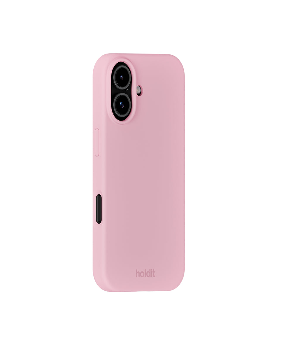 Silikonowe etui Pink chroni i odświeża Twój telefon dzięki miękkiej i elastycznej powierzchni. Charakteryzuje się minimalistycznym designem i komfortowym wykończeniem, które zakrywa przyciski głośności i krawędzie. Wykonane jest w 100% z poliwęglanu z recyklingu z certyfikatem GRS.&nbsp;

Produkt wegański.