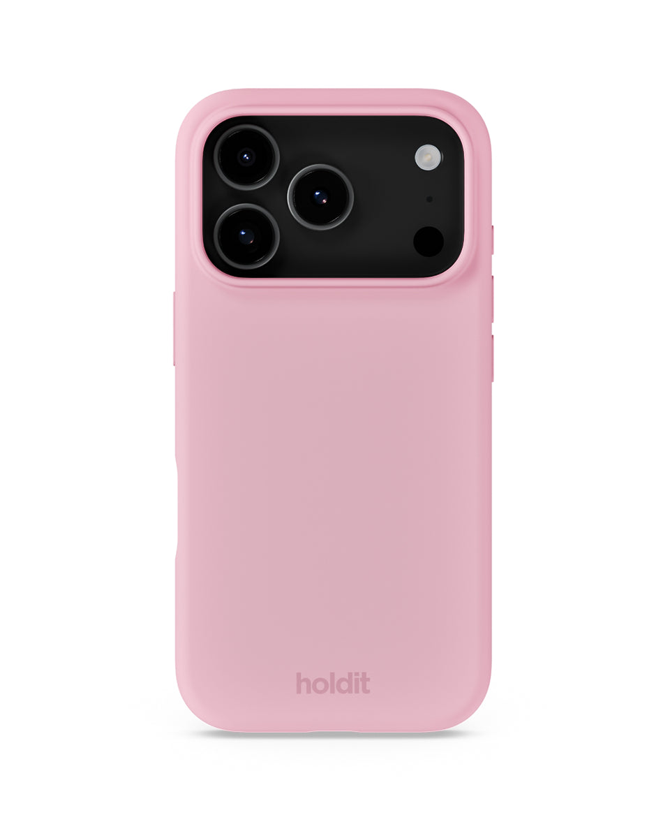Silikonowe etui Pink chroni i odświeża Twój telefon dzięki miękkiej i elastycznej powierzchni. Charakteryzuje się minimalistycznym designem i komfortowym wykończeniem, które zakrywa przyciski głośności i krawędzie. Wykonane jest w 100% z poliwęglanu z recyklingu z certyfikatem GRS.&nbsp;

Produkt wegański.