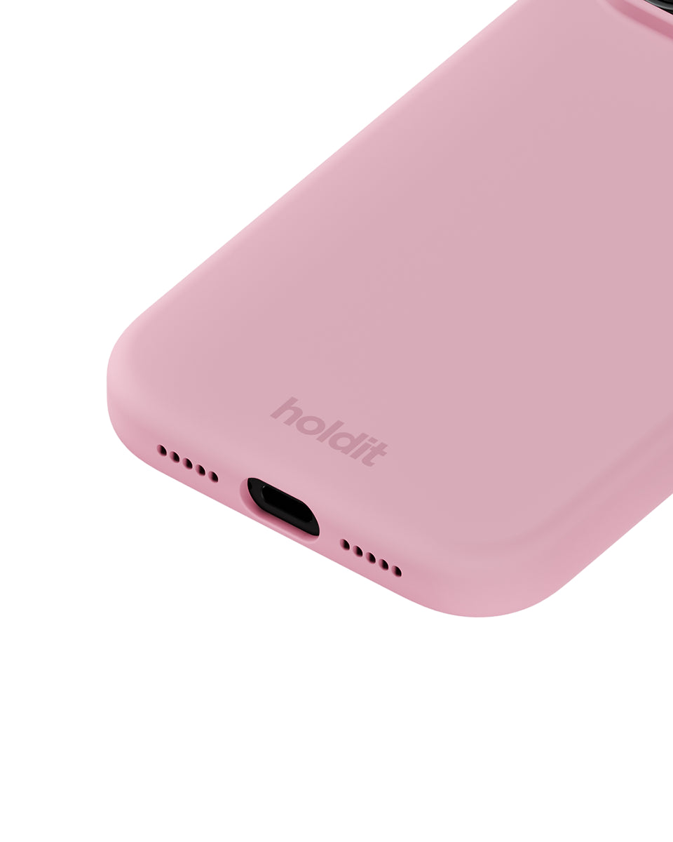 Silikonowe etui Pink chroni i odświeża Twój telefon dzięki miękkiej i elastycznej powierzchni. Charakteryzuje się minimalistycznym designem i komfortowym wykończeniem, które zakrywa przyciski głośności i krawędzie. Wykonane jest w 100% z poliwęglanu z recyklingu z certyfikatem GRS.&nbsp;

Produkt wegański.