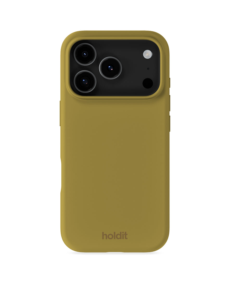 Silikonowe etui Warm Olive chroni i odświeża Twój telefon dzięki miękkiej i elastycznej powierzchni. Charakteryzuje się minimalistycznym designem i komfortowym wykończeniem, które zakrywa przyciski głośności i krawędzie. Wykonane jest w 100% z poliwęglanu z recyklingu z certyfikatem GRS.&nbsp;

Produkt wegański.