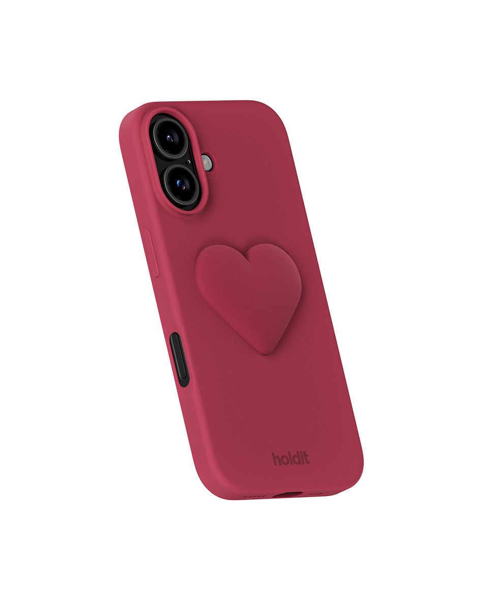 Miękka, silikonowa naklejka Heart Red Velvet z wypukłym wzorem, tworzącym unikalny efekt 3D. Przyklej ją do swojego telefonu, laptopa lub notesu za pomocą klejącego tyłu. Dopasuj ją do silikonowego etui w tym samym odcieniu lub w kontrastującym kolorze.