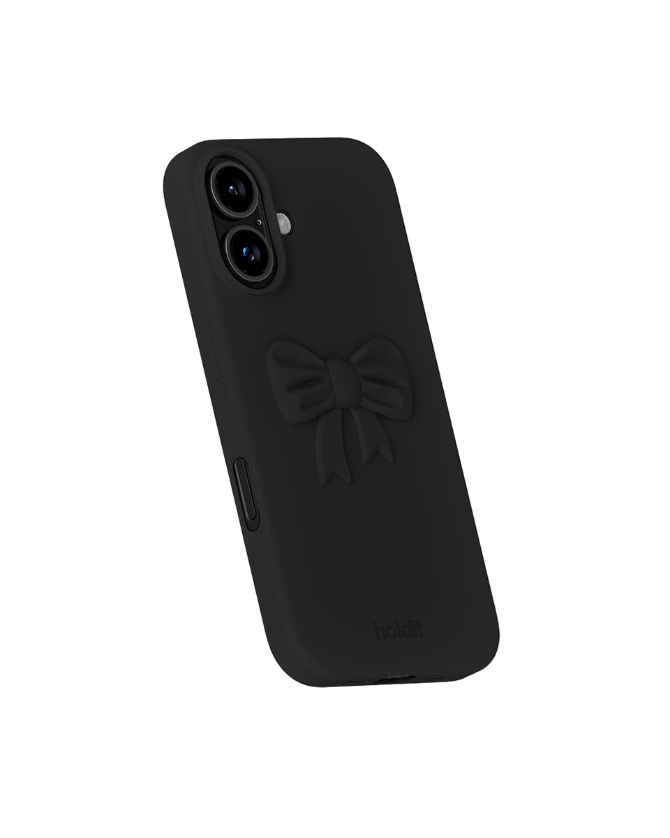 Miękka, silikonowa naklejka Bow Black z wypukłym wzorem, tworzącym unikalny efekt 3D. Przyklej ją do swojego telefonu, laptopa lub notesu za pomocą klejącego tyłu. Dopasuj ją do silikonowego etui w tym samym odcieniu lub w kontrastującym kolorze.