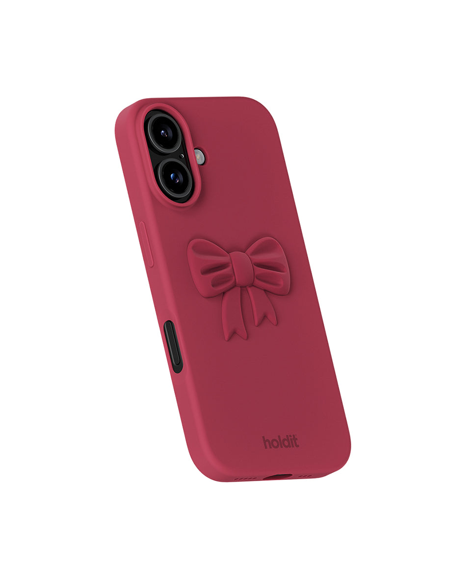 Miękka, silikonowa naklejka Bow Red Velvet z wypukłym wzorem, tworzącym unikalny efekt 3D. Przyklej ją do swojego telefonu, laptopa lub notesu za pomocą klejącego tyłu. Dopasuj ją do silikonowego etui w tym samym odcieniu lub w kontrastującym kolorze.