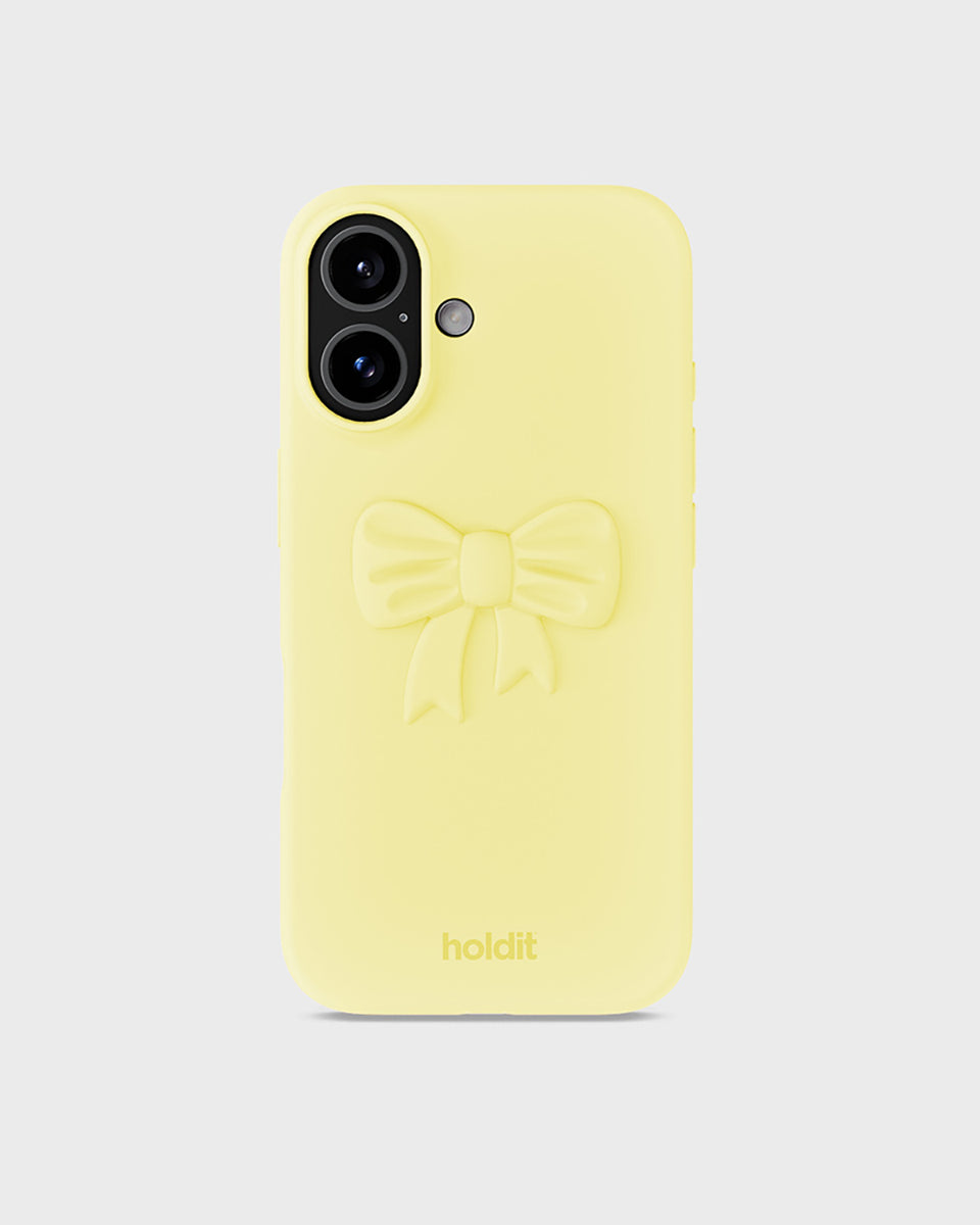 Miękka, silikonowa naklejka Bow Lemonade z wypukłym wzorem, tworzącym unikalny efekt 3D. Przyklej ją do swojego telefonu, laptopa lub notesu za pomocą klejącego tyłu. Dopasuj ją do silikonowego etui w tym samym odcieniu lub w kontrastującym kolorze.