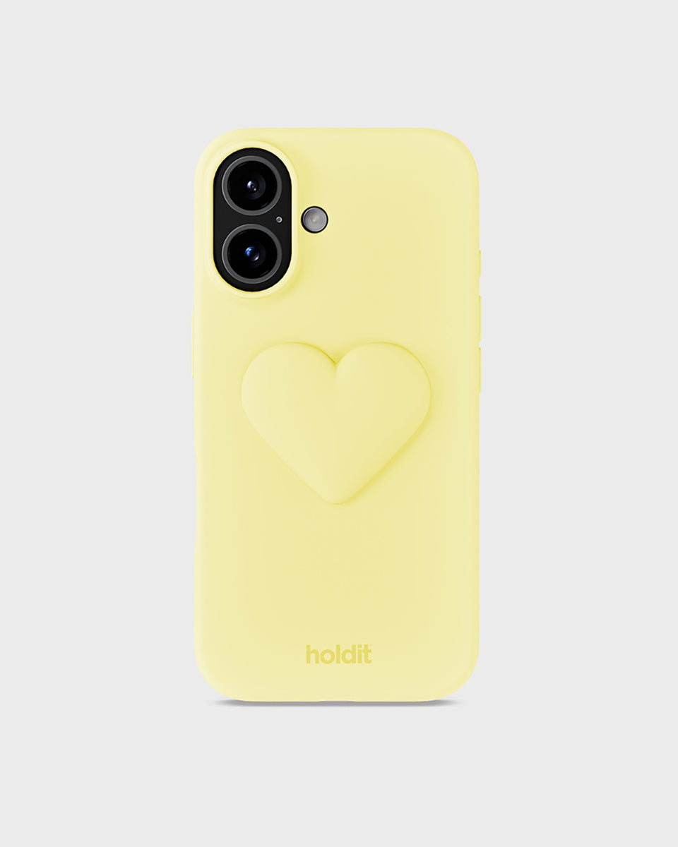 Miękka, silikonowa naklejka Heart Lemonade z wypukłym wzorem, tworzącym unikalny efekt 3D. Przyklej ją do swojego telefonu, laptopa lub notesu za pomocą klejącego tyłu. Dopasuj ją do silikonowego etui w tym samym odcieniu lub w kontrastującym kolorze.