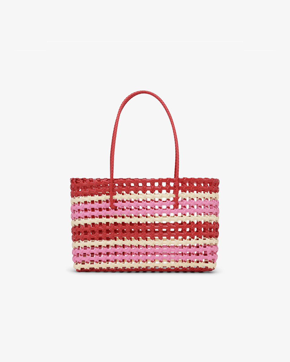 Torba Kaya Woven Tote Big SUI AVA o plecionej fakturze i klasycznym, stonowanym wyglądzie. Zaprojektowana zarówno do noszenia na codzień, jak i na specjalne okazje.&nbsp;